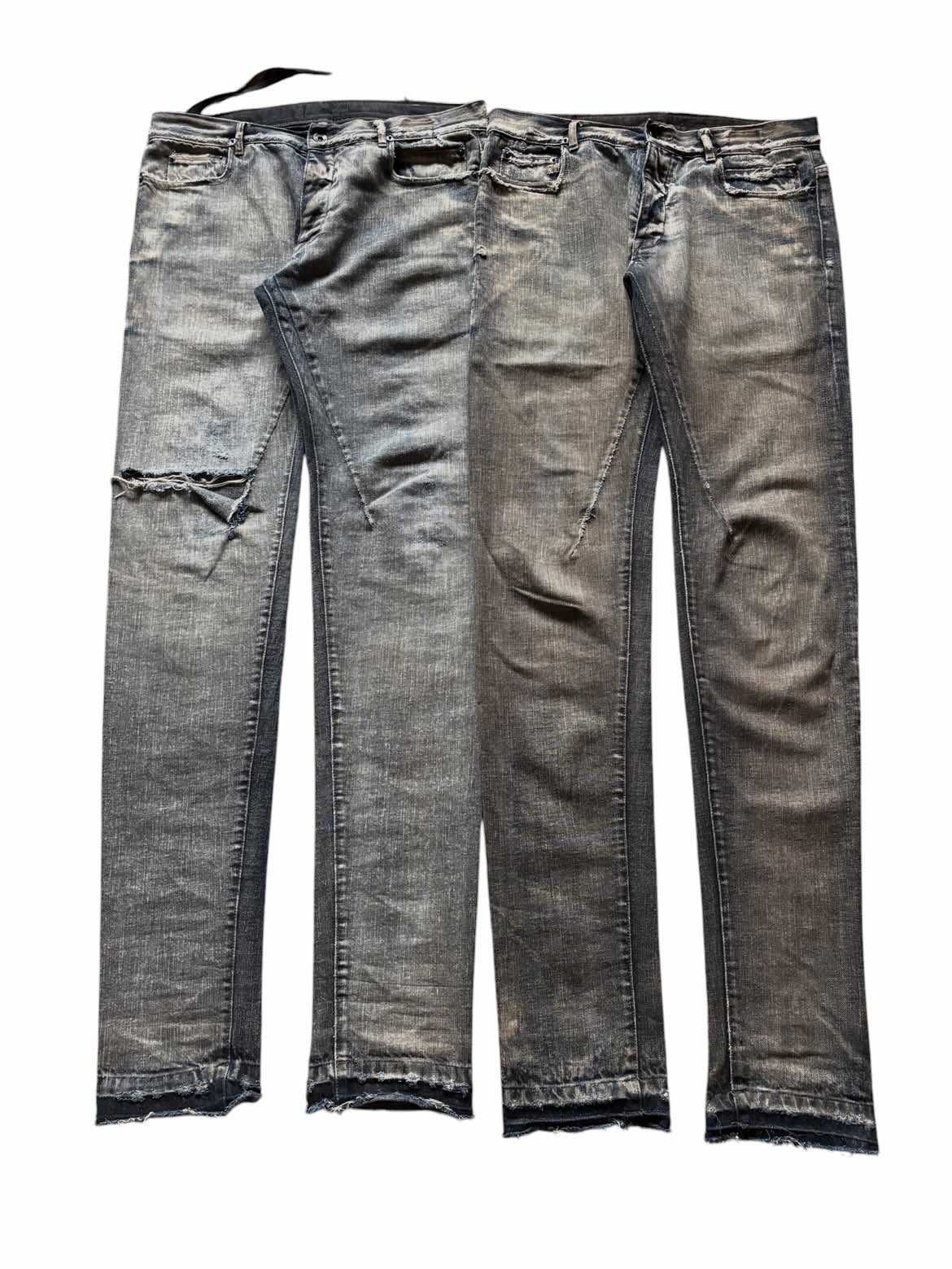 SS09 Rick Owens Drkshdw „Strutter” Detroit Cut Dust Denim